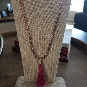 Tassel Covertible Necklace & Bracelet